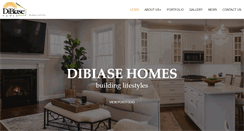 Desktop Screenshot of dibiasehomes.com